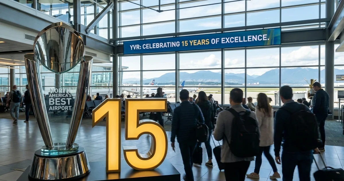 YVR Wins Best North American Airport for 15th Time