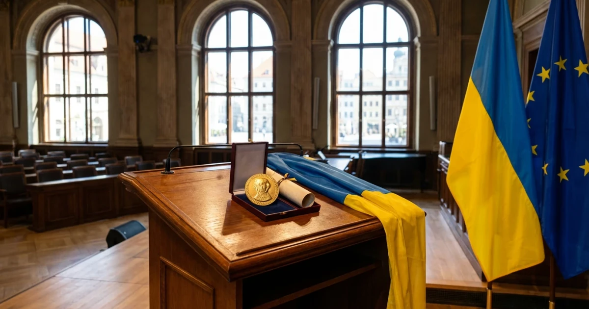 Zelenskyy Receives International Prize for Ukraine’s Courage