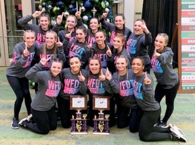 West Fork Dance Team wins two state titles