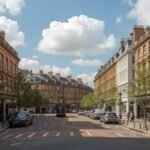Visualisation of the updated Castlegate area in Sheffield, highlighting city centre regeneration as part of the Council-approved Downtown Revitalisation Plan for local business growth.